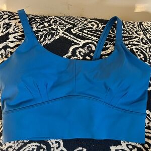 EUC Born Primitive YOUR GO TO SPORTS BRA - Large Royal Blue